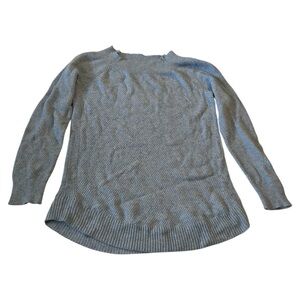 Loft light blue long sleeve pull over sweater